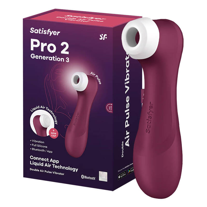 Masseur clitoridien avec application Satisfyer Pro 2 Gen 3 (rouge) – Image 2