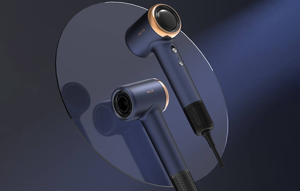 Sèche-cheveux Deerma DEM-CF50W bleu marine