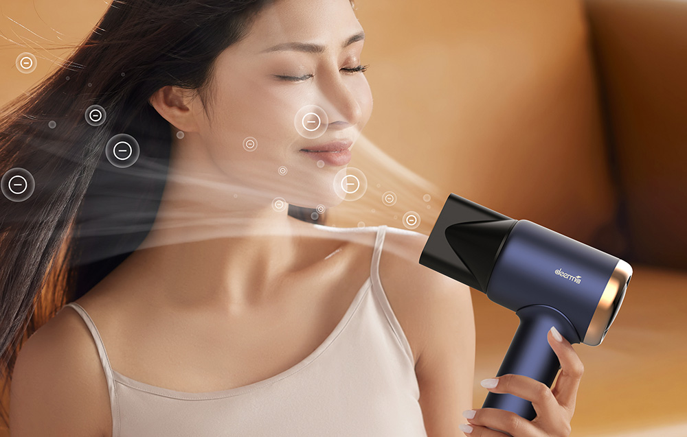 Sèche-cheveux Deerma DEM-CF50W bleu marine