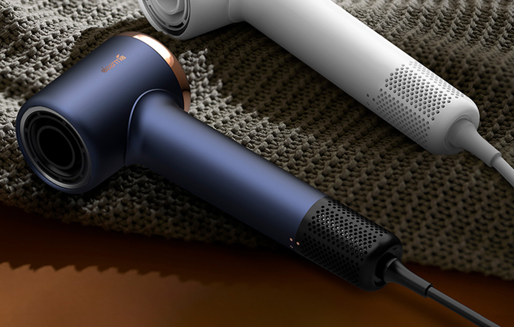 Sèche-cheveux Deerma DEM-CF50W bleu marine