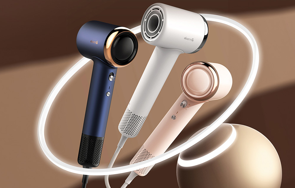 Sèche-cheveux Deerma DEM-CF50W bleu marine