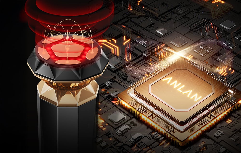 appareil de massage facial lifting noir