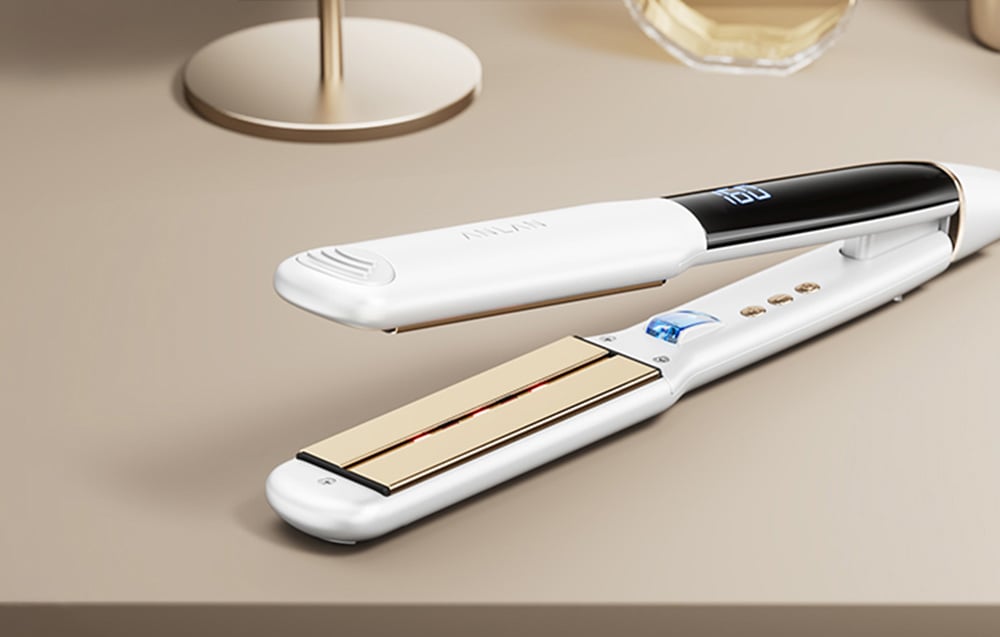 Lisseur avec ionisation et infrarouge sur une table lumineuse