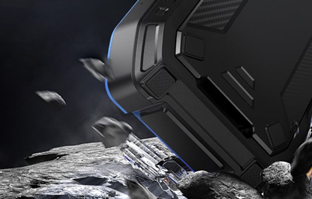 Mètre de résistance tombant sur des pierres