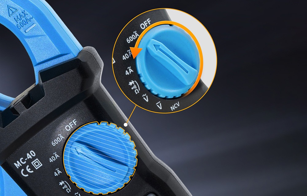 Bouton de réglage du FNIRSI MC-40