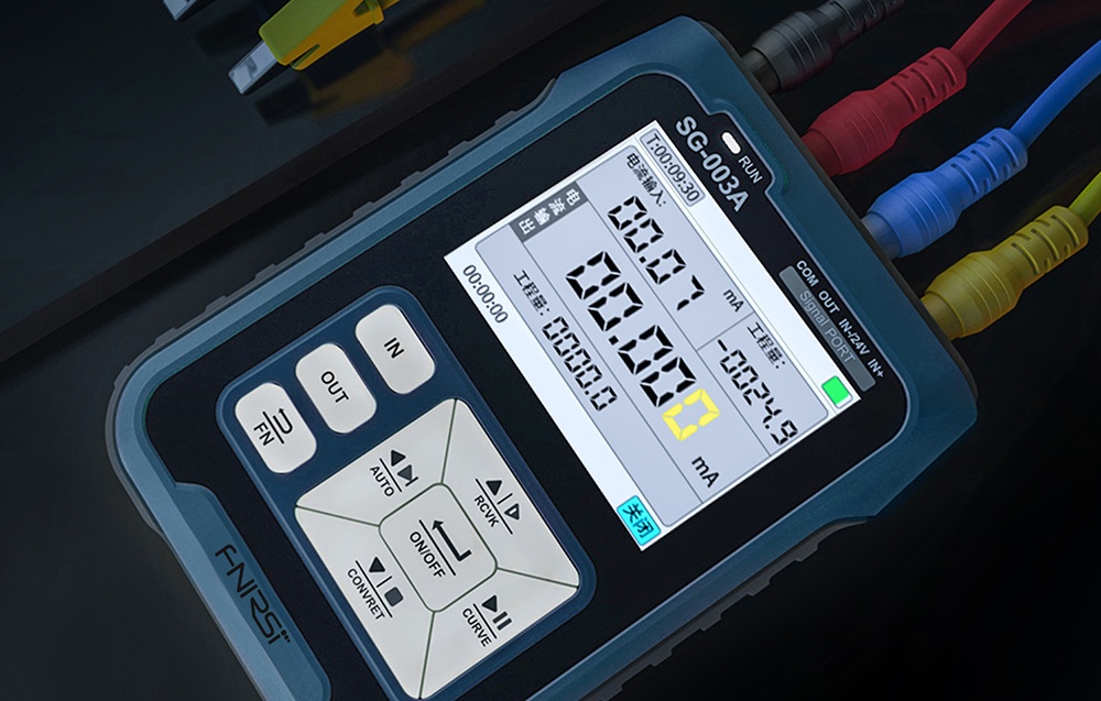 Générateur de signaux FNIRSI SG-003A avec câbles connectés