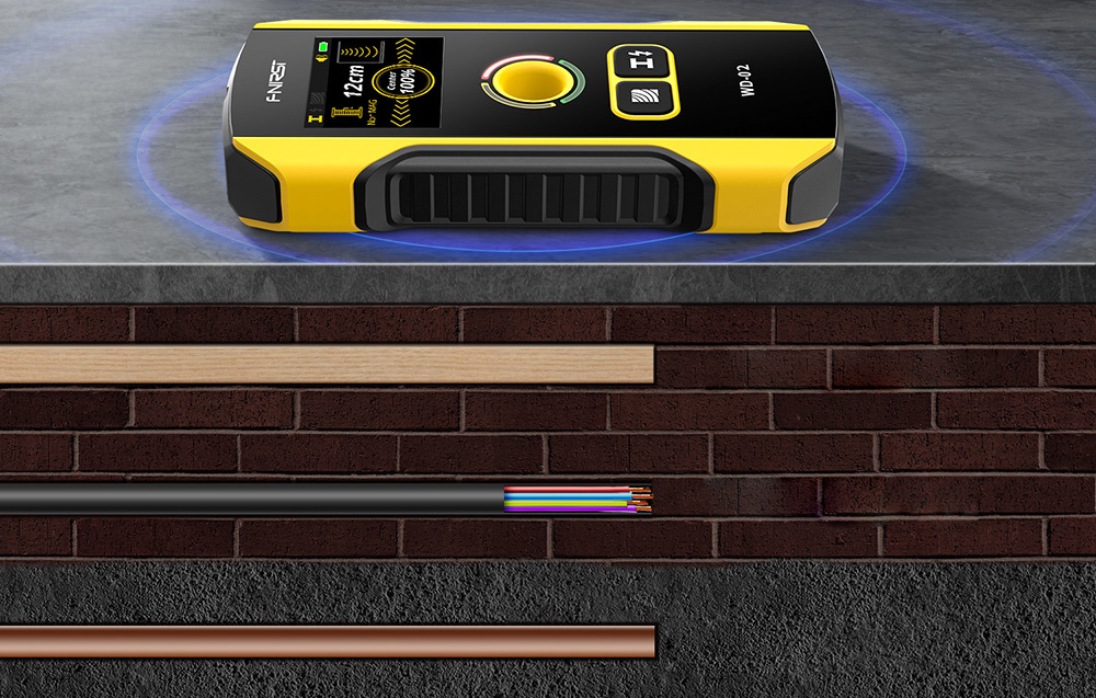 FNIRSI WD-02 détectant différents types de câbles