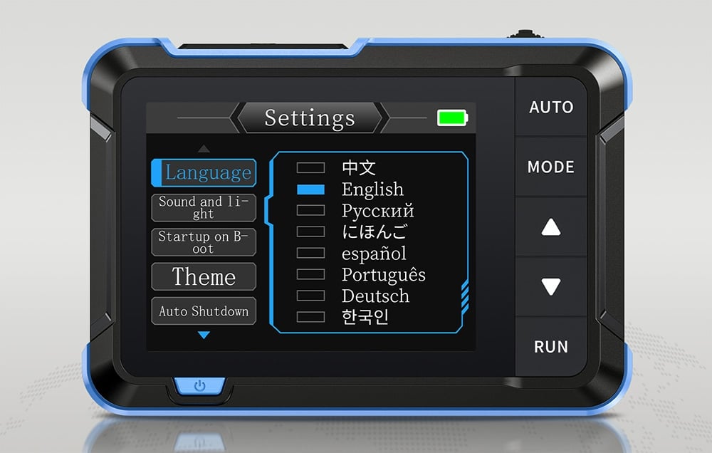Oscilloscope FNIRSI DSO153 en bleu
